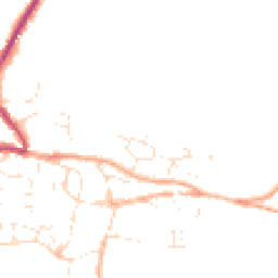 Daytime road noise heatmap for TA19 0BB