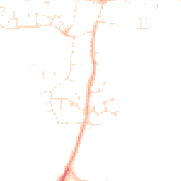 Daytime road noise heatmap for TA19 0BF