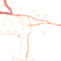 Daytime road noise heatmap for TA19 0BQ