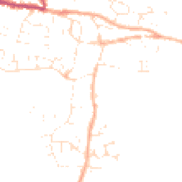 Daytime road noise heatmap for TA19 0BW