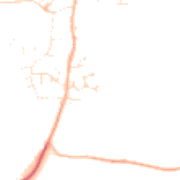 Daytime road noise heatmap for TA19 0BX