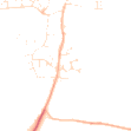 Daytime road noise heatmap for TA19 0BY