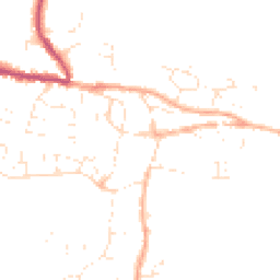 Daytime road noise heatmap for TA19 0DH