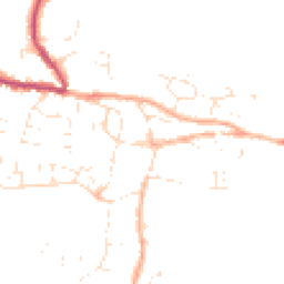 Daytime road noise heatmap for TA19 0DJ