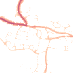 Daytime road noise heatmap for TA19 0DW