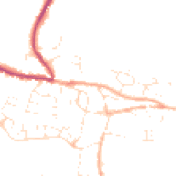 Daytime road noise heatmap for TA19 0DY