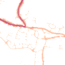 Daytime road noise heatmap for TA19 0DZ
