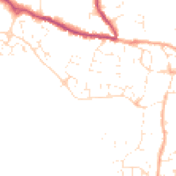 Daytime road noise heatmap for TA19 0EB