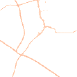 Daytime road noise heatmap for TA19 0JX