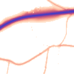 Daytime road noise heatmap for TA19 0PZ