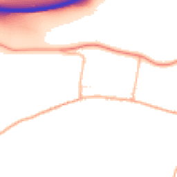 Daytime road noise heatmap for TA19 0QX