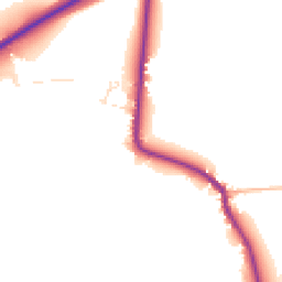 Daytime road noise heatmap for TA19 0RP