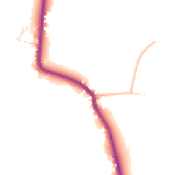 Daytime road noise heatmap for TA19 0RW