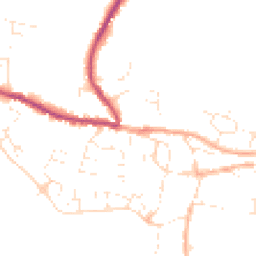 Daytime road noise heatmap for TA19 9AB
