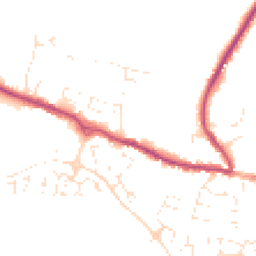 Daytime road noise heatmap for TA19 9BA