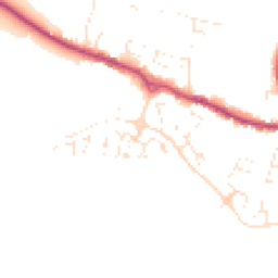 Daytime road noise heatmap for TA19 9DB