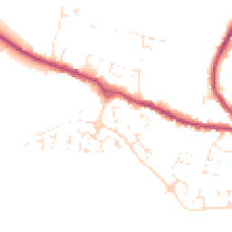 Daytime road noise heatmap for TA19 9DG