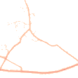 Daytime road noise heatmap for TA19 9EU