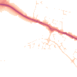 Daytime road noise heatmap for TA19 9GB