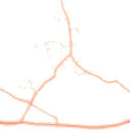Daytime road noise heatmap for TA19 9HR