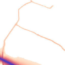 Daytime road noise heatmap for TA19 9JR
