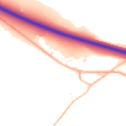 Daytime road noise heatmap for TA19 9NE
