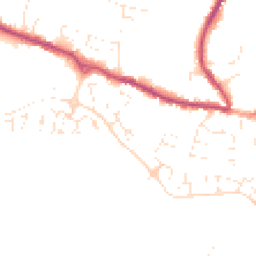 Daytime road noise heatmap for TA19 9PF