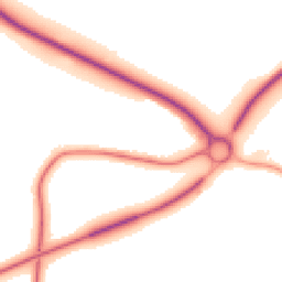 Night-time road noise heatmap for TA19 9PT