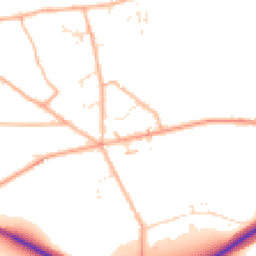 Daytime road noise heatmap for TA19 9QB