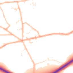 Daytime road noise heatmap for TA19 9QE