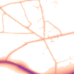 Daytime road noise heatmap for TA19 9QS