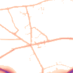 Daytime road noise heatmap for TA19 9RW