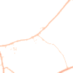 Daytime road noise heatmap for TA19 9RX