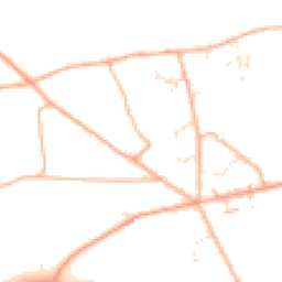 Daytime road noise heatmap for TA19 9SA
