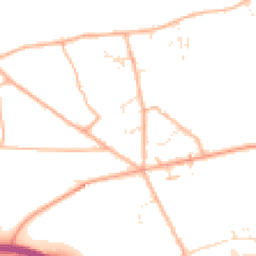 Daytime road noise heatmap for TA19 9SE