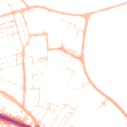 Daytime road noise heatmap for TA24 5BY