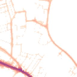 Daytime road noise heatmap for TA24 5BZ