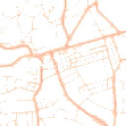 Daytime road noise heatmap for TA24 5DJ