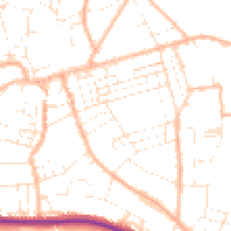 Daytime road noise heatmap for TA24 5DP