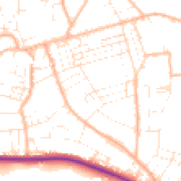 Daytime road noise heatmap for TA24 5DR
