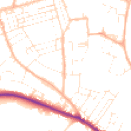 Daytime road noise heatmap for TA24 5DY