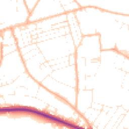 Daytime road noise heatmap for TA24 5EA