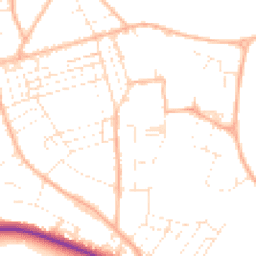 Daytime road noise heatmap for TA24 5EE