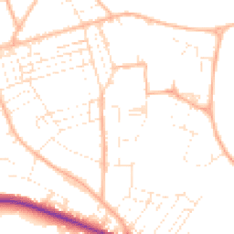 Daytime road noise heatmap for TA24 5EF