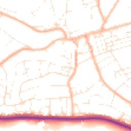 Daytime road noise heatmap for TA24 5EH