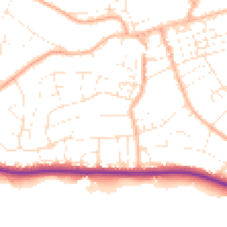 Daytime road noise heatmap for TA24 5EP