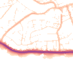 Daytime road noise heatmap for TA24 5ES