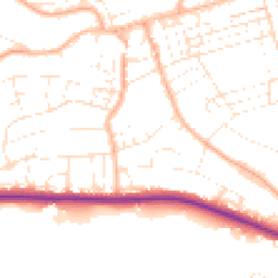 Daytime road noise heatmap for TA24 5ET