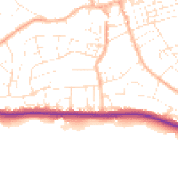 Daytime road noise heatmap for TA24 5EU