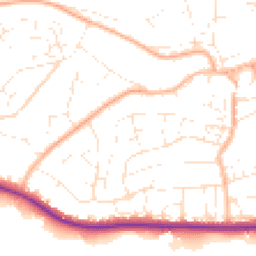 Daytime road noise heatmap for TA24 5HX